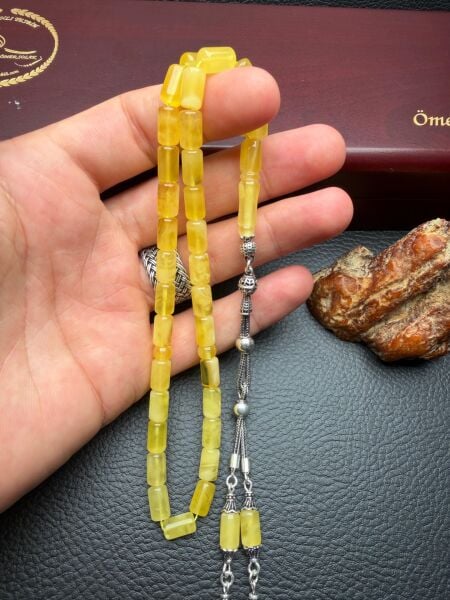 Rus Kaya Damla Kehribar Tesbih