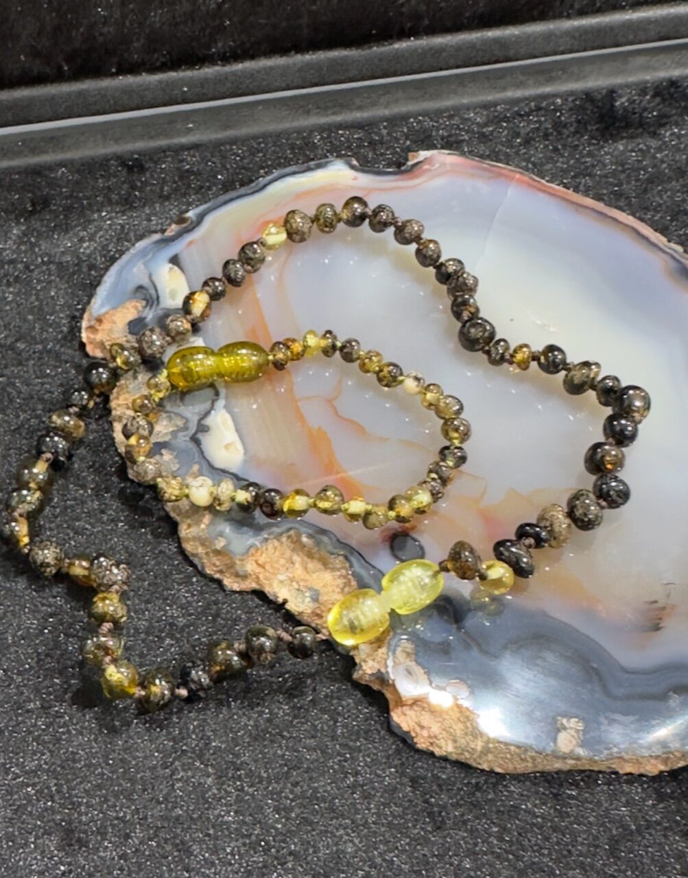 Damla Kehribar Bebek Set