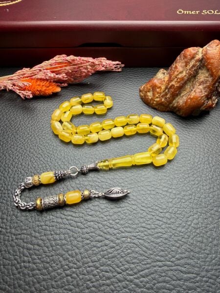 Rus Kaya Damla Kehribar Tesbih