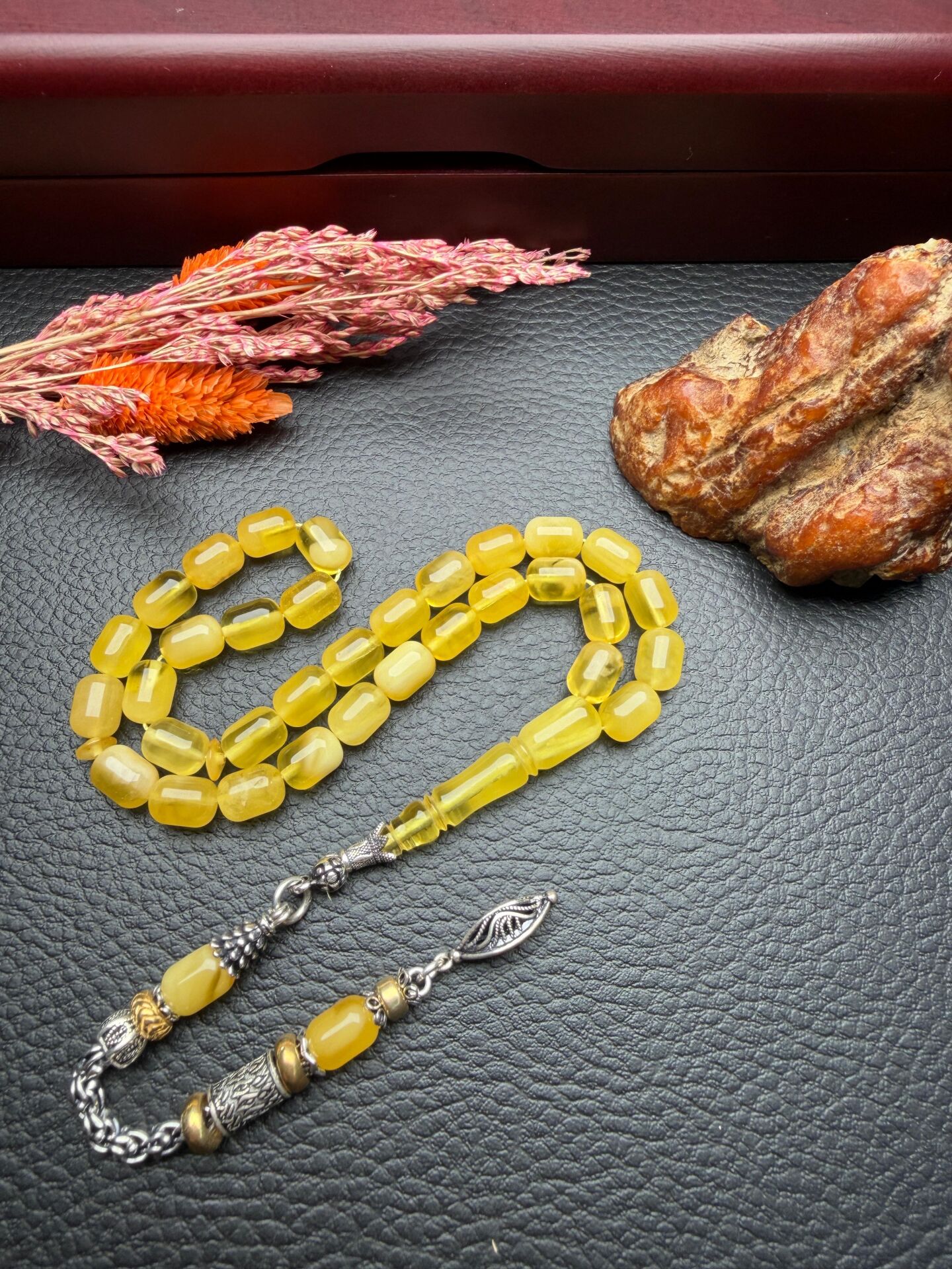 Rus Kaya Damla Kehribar Tesbih