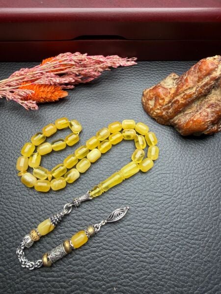 Rus Kaya Damla Kehribar Tesbih