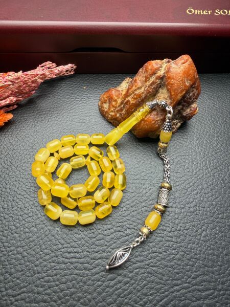 Rus Kaya Damla Kehribar Tesbih