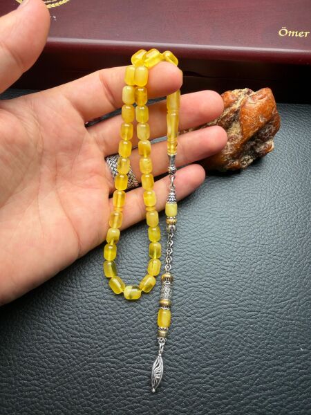 Rus Kaya Damla Kehribar Tesbih