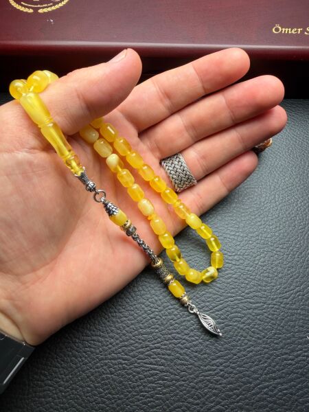 Rus Kaya Damla Kehribar Tesbih