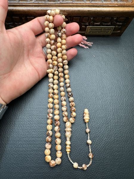 Küre Model 99'luk Mercan Doğal Taş Tesbih