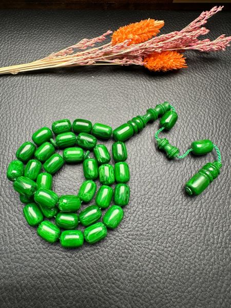 Yeşil Renk Kapsül Model Katalin Tesbih