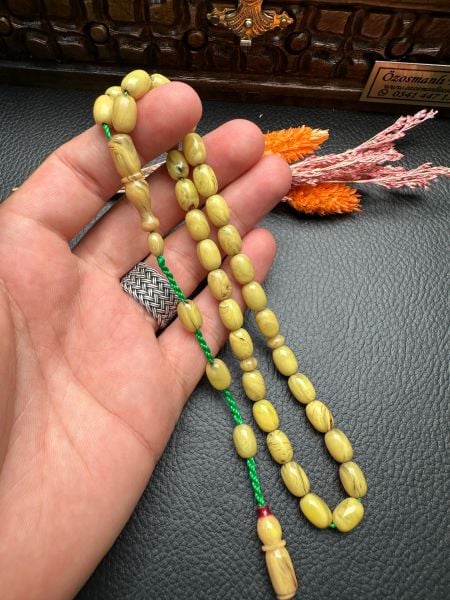 Kapsül Model Sıkma Kehribar Tesbih