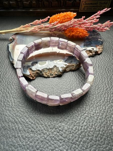 Rolex Model Ametist Doğal Taş Bileklik