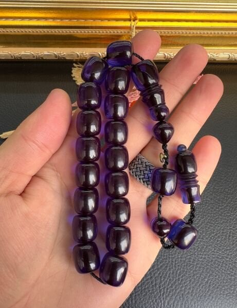 Parlement Mavi Kapsül Model Maskot Ateş Kehribar Tesbih