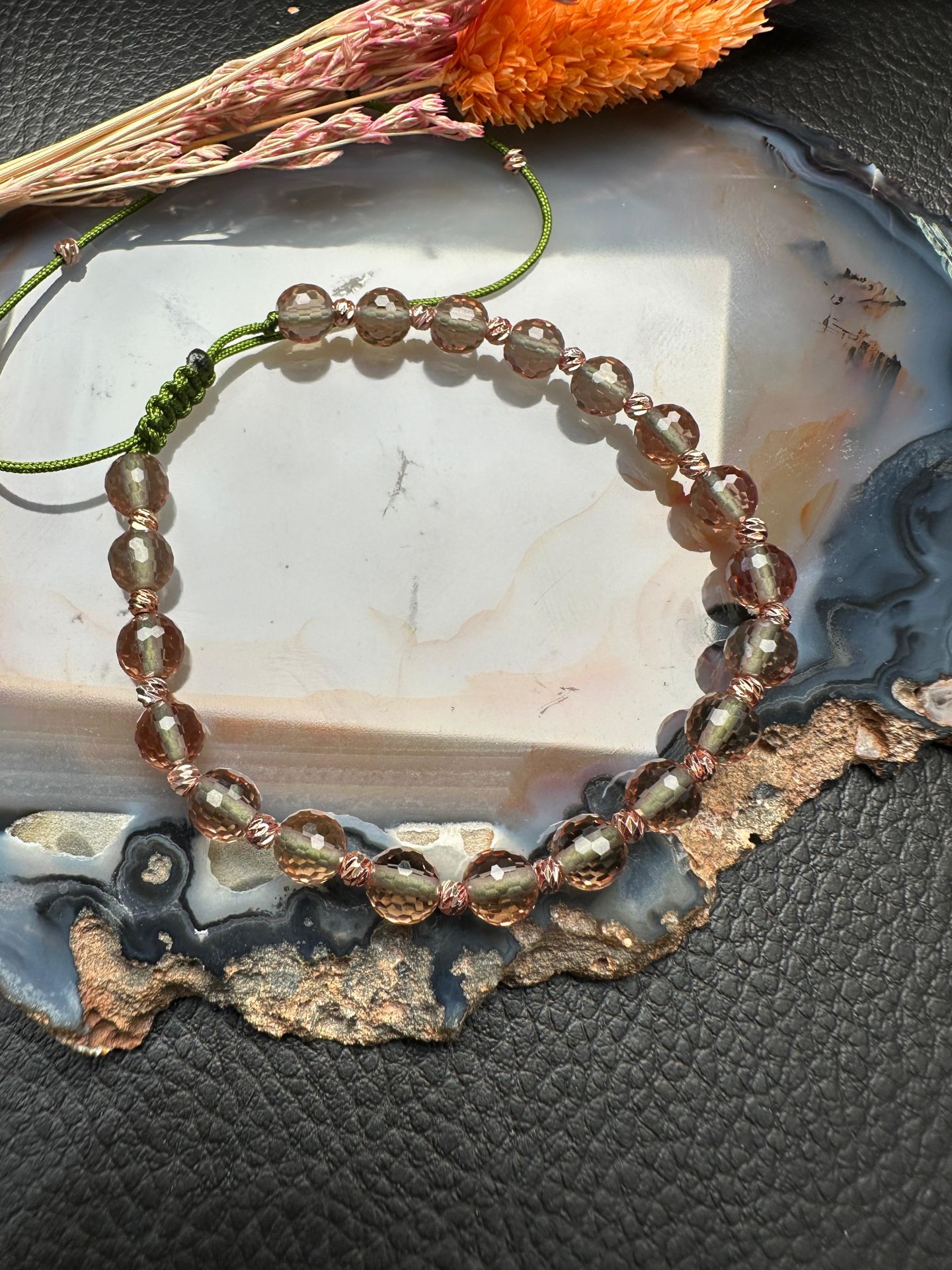 Zultanit Doğal Taş Bileklik