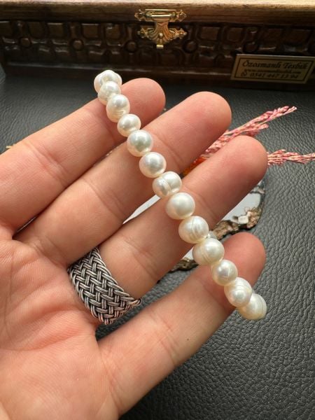 İnci Doğal Taş Bileklik