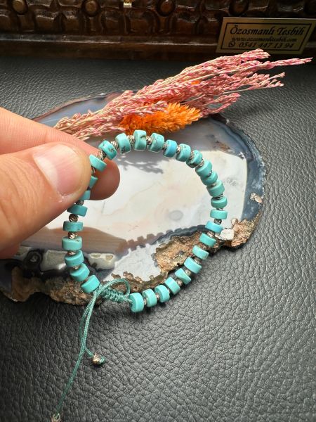 Turkuaz Doğal Taş Bileklik