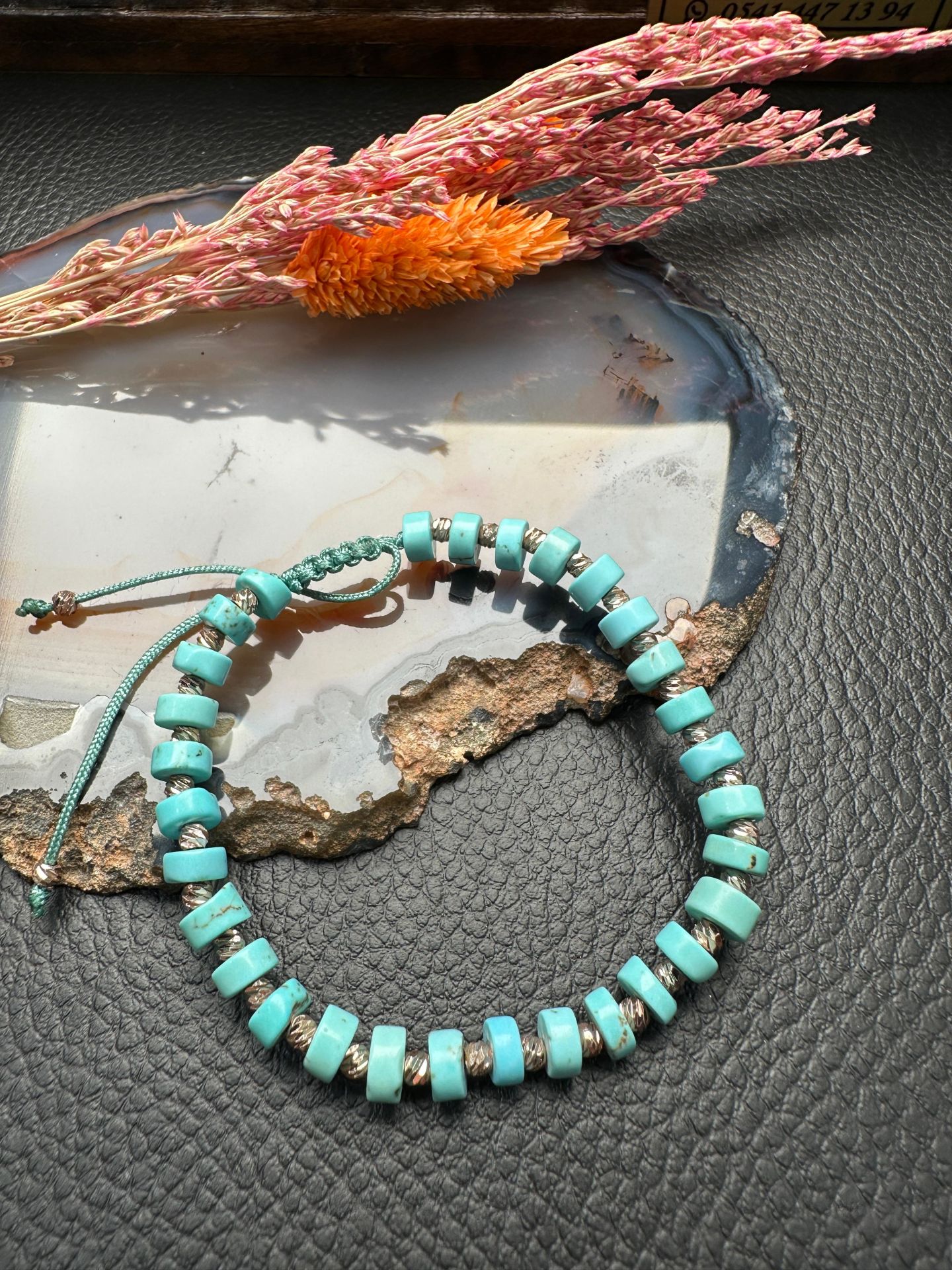 Turkuaz Doğal Taş Bileklik