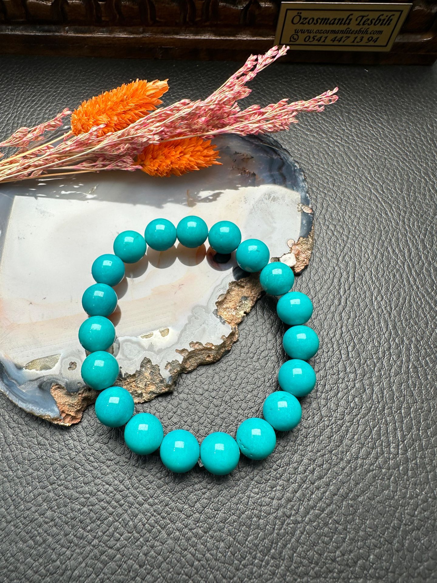 Turkuaz Doğal Taş Bileklik