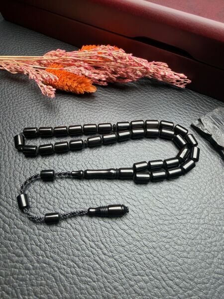 Uçlu Kapsül Model Sade Erzurum Oltu taşı Tesbih