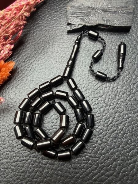 Uçlu Kapsül Model Sade Erzurum Oltu taşı Tesbih