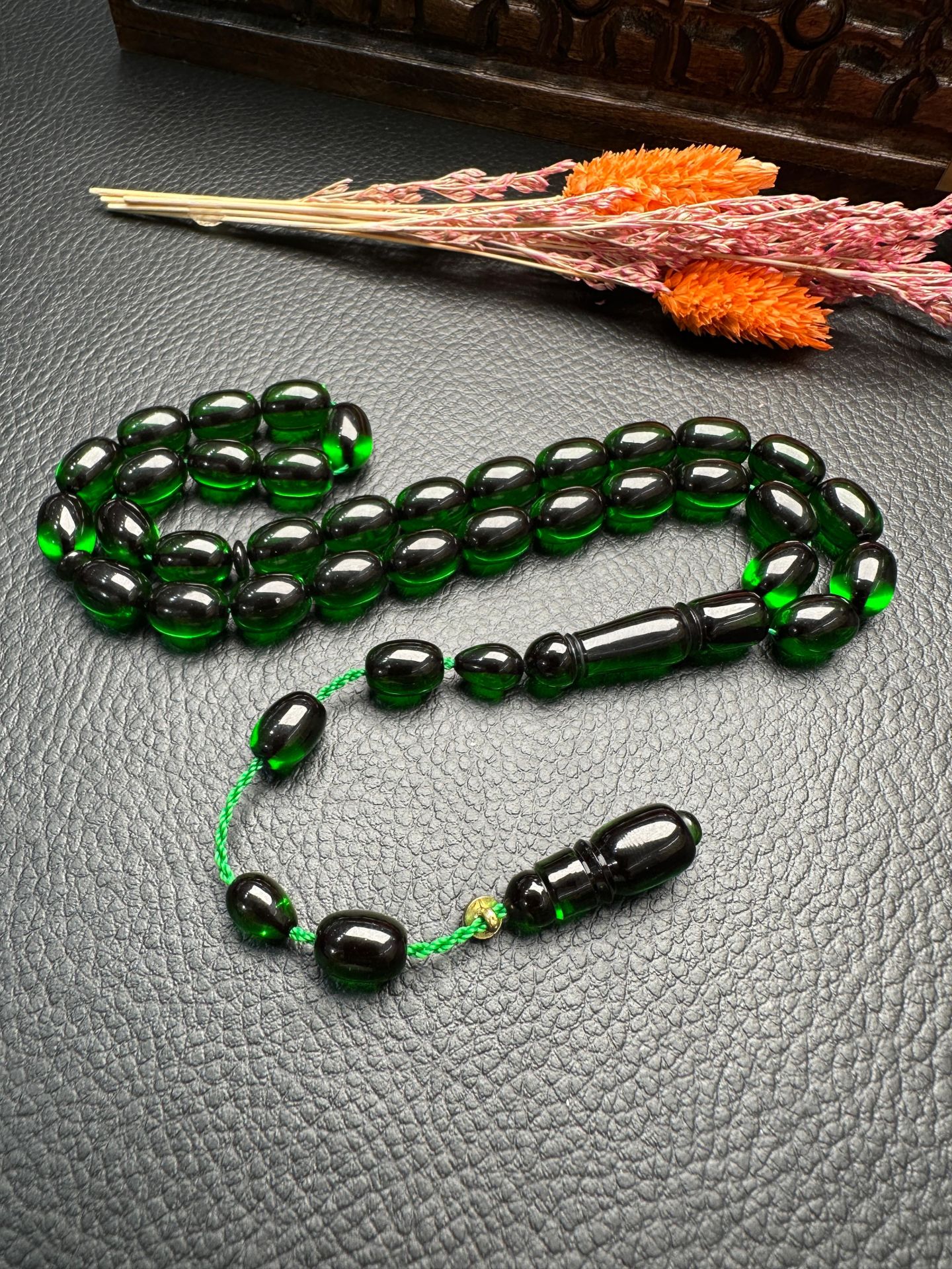 Kapsül Model Ateş Kehribar Tesbih