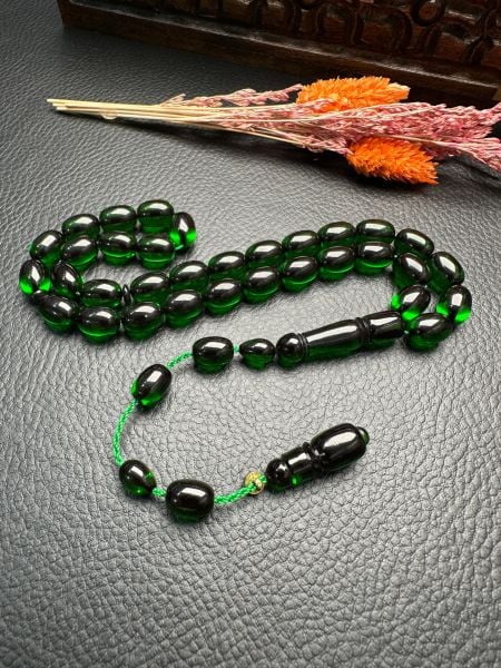 Kapsül Model Ateş Kehribar Tesbih