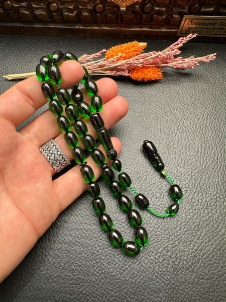 Kapsül Model Ateş Kehribar Tesbih