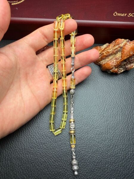 Rus Kaya Damla Kehribar Tesbih