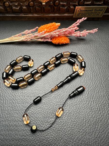 Kapsül Model Ateş Kehribar Tesbih