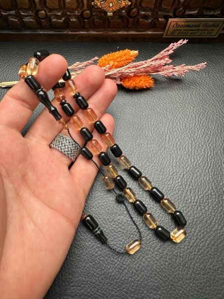 Kapsül Model Ateş Kehribar Tesbih