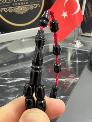 Kapsül Model Siyah Renk İsa Balkaya Katalin Tesbih