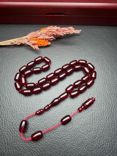 Kapsül Model Ateş Kehribar Tesbih