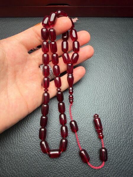 Kapsül Model Ateş Kehribar Tesbih