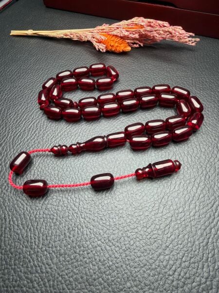 Kapsül Model Ateş Kehribar Tesbih