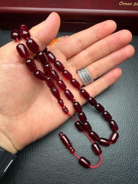 Kapsül Model Ateş Kehribar Tesbih