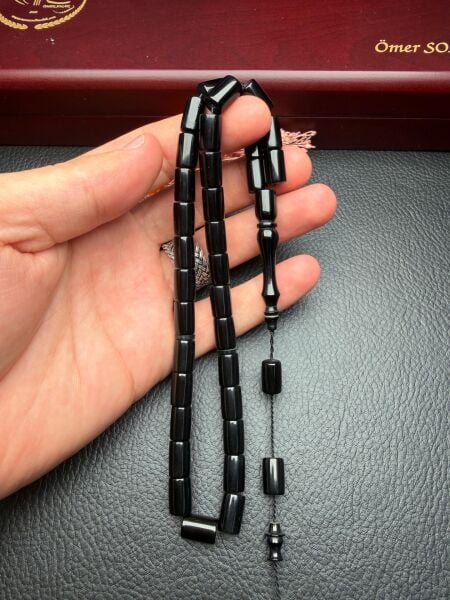 Kesme Model Ateş Kehribar Tesbih