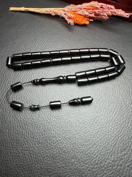 Kesme Model Ateş Kehribar Tesbih