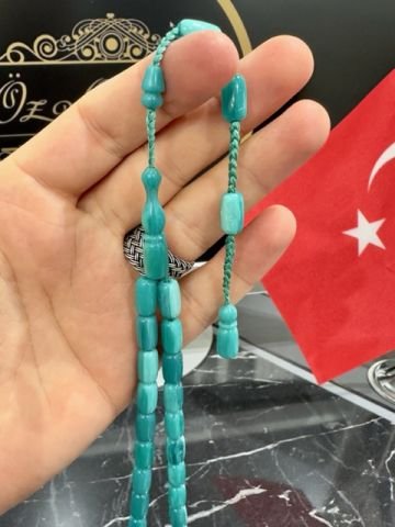 Kapsül Model Turkuaz Renk Yeni Katalin Tesbih