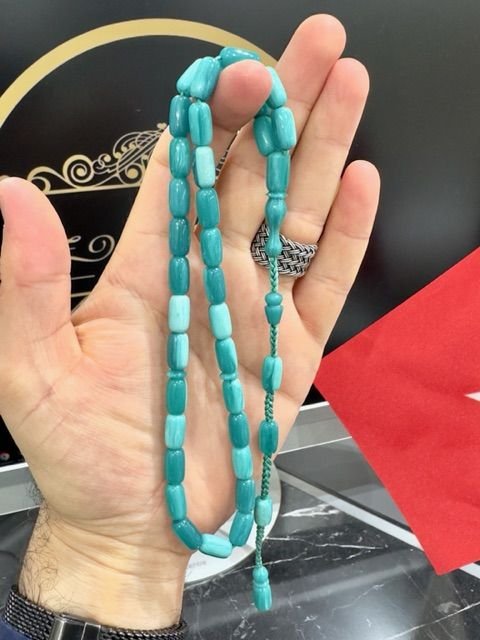 Kapsül Model Turkuaz Renk Yeni Katalin Tesbih