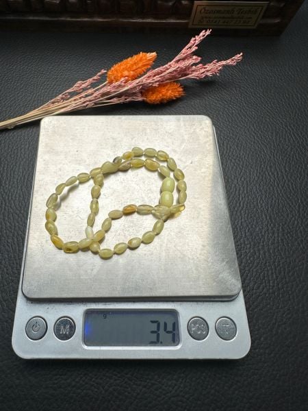 Damla Kehribar Bebek Kolye