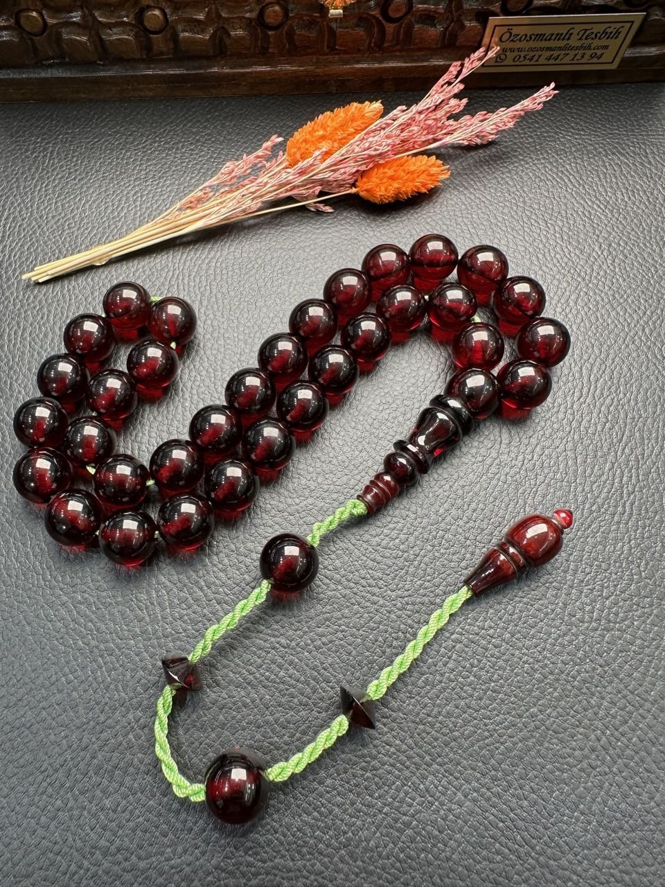 Ateş Kehribar Tesbih