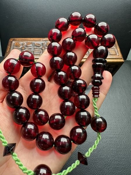 Ateş Kehribar Tesbih