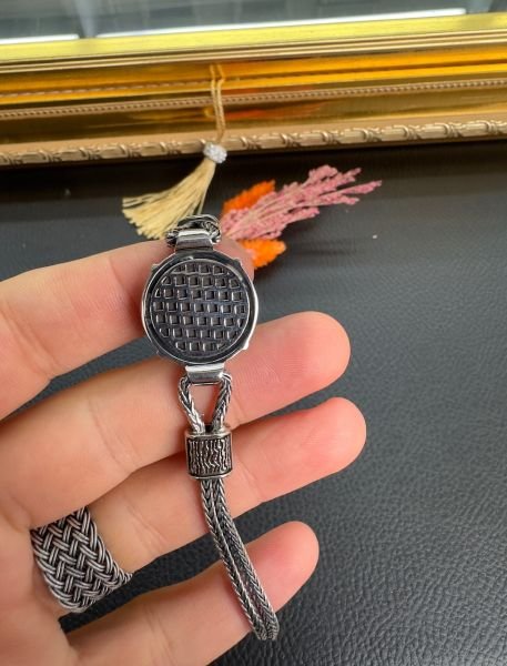 Özel Ayyıldız Tasarım Erkek Gümüş Bileklik