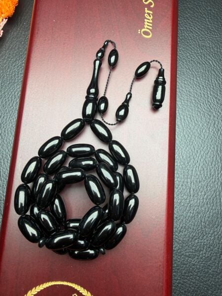 Sıkma Kehribar Tesbih