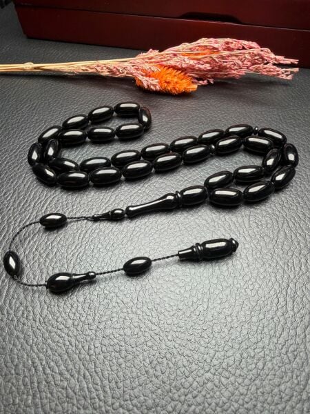 Sıkma Kehribar Tesbih