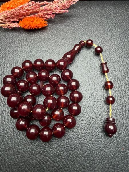 Ateş Kehribar Tesbih