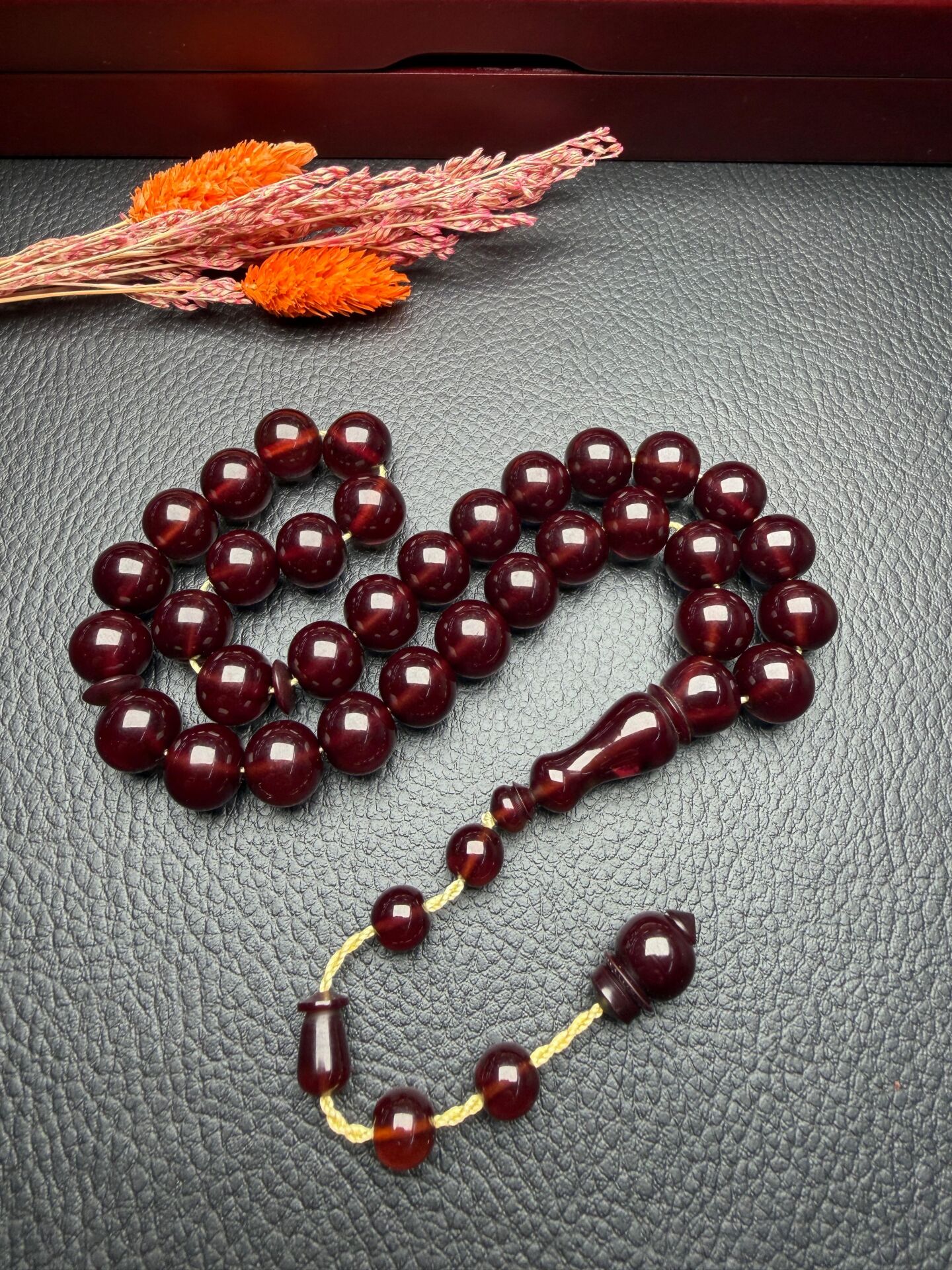 Ateş Kehribar Tesbih