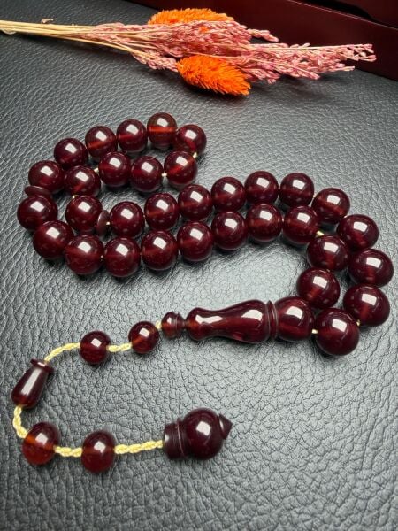 Ateş Kehribar Tesbih