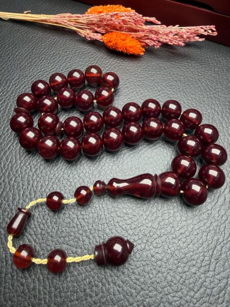 Ateş Kehribar Tesbih