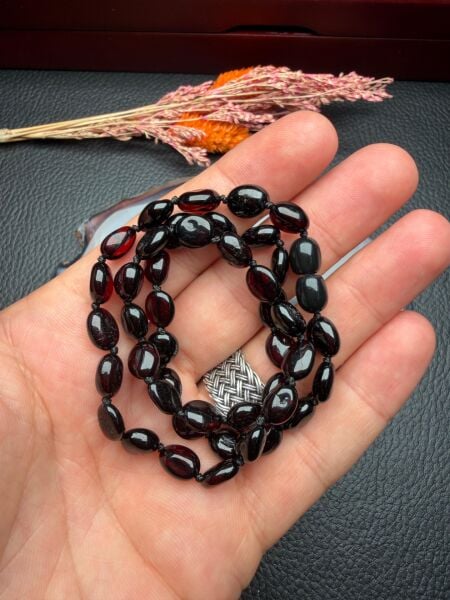 Damla Kehribar Yetişkin Kolye