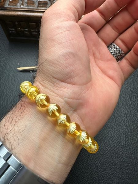 Damla Kehribar Bileklik