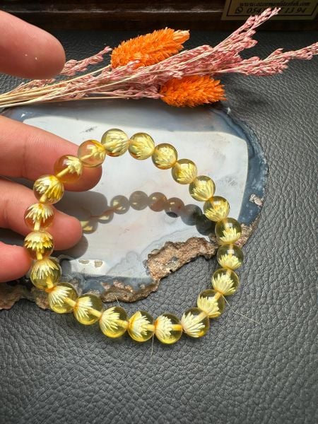 Damla Kehribar Bileklik