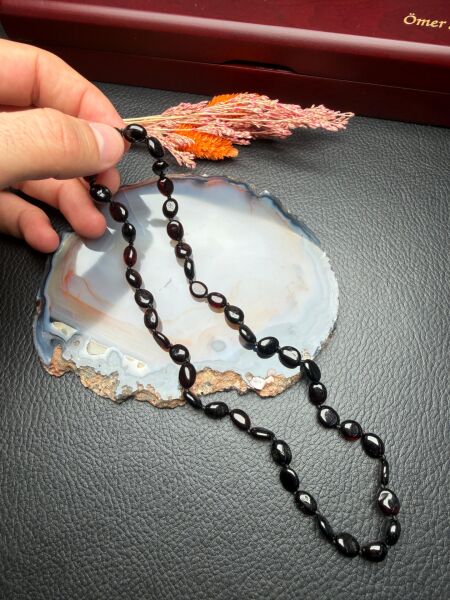 Damla Kehribar Yetişkin Kolye