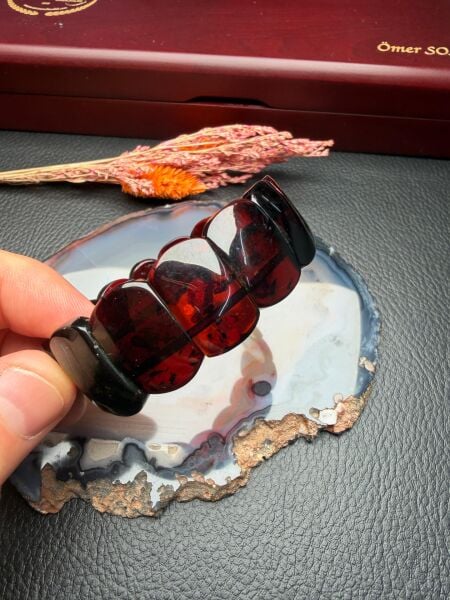 Damla Kehribar Bileklik